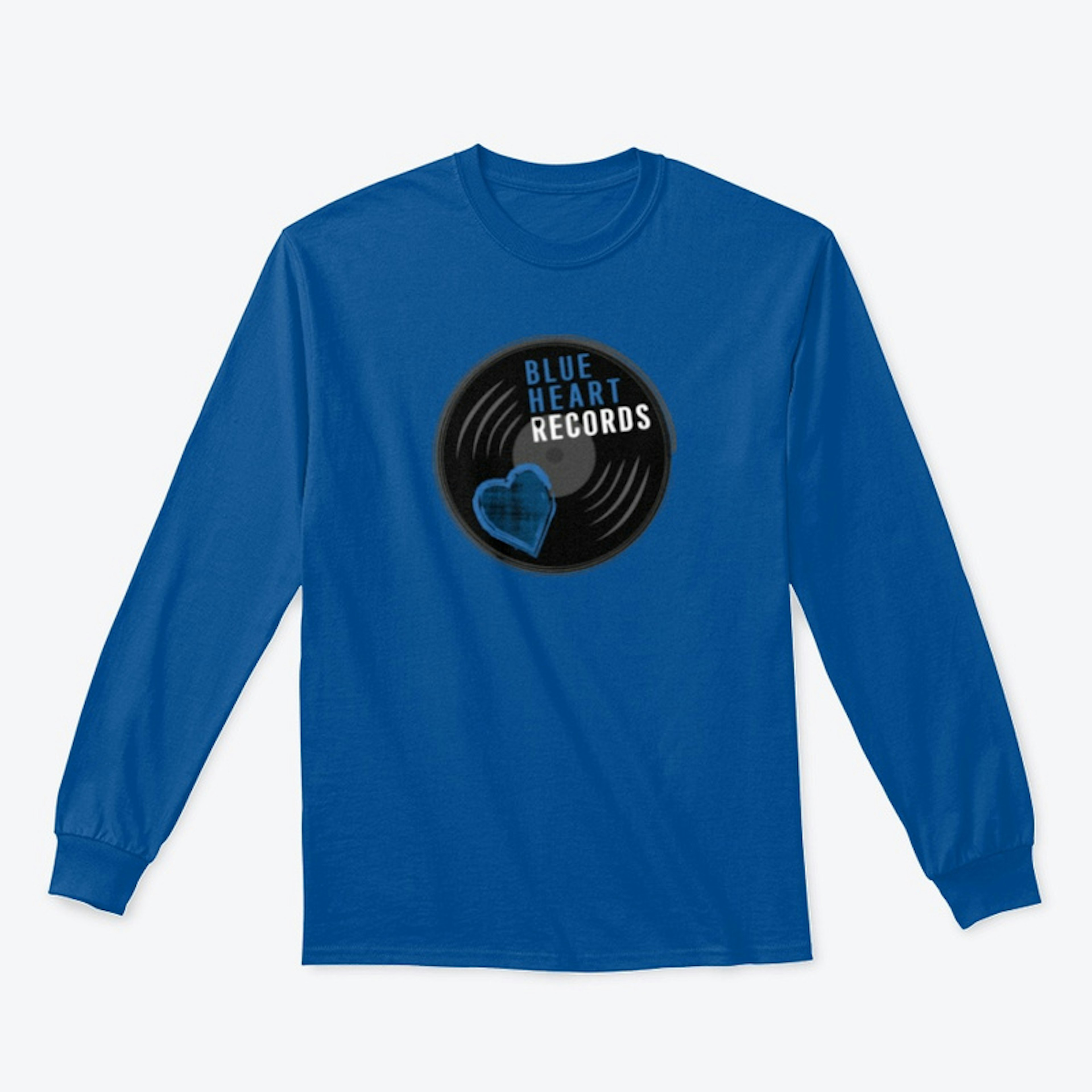 Blue Heart Records Long Sleeve T-Shirt