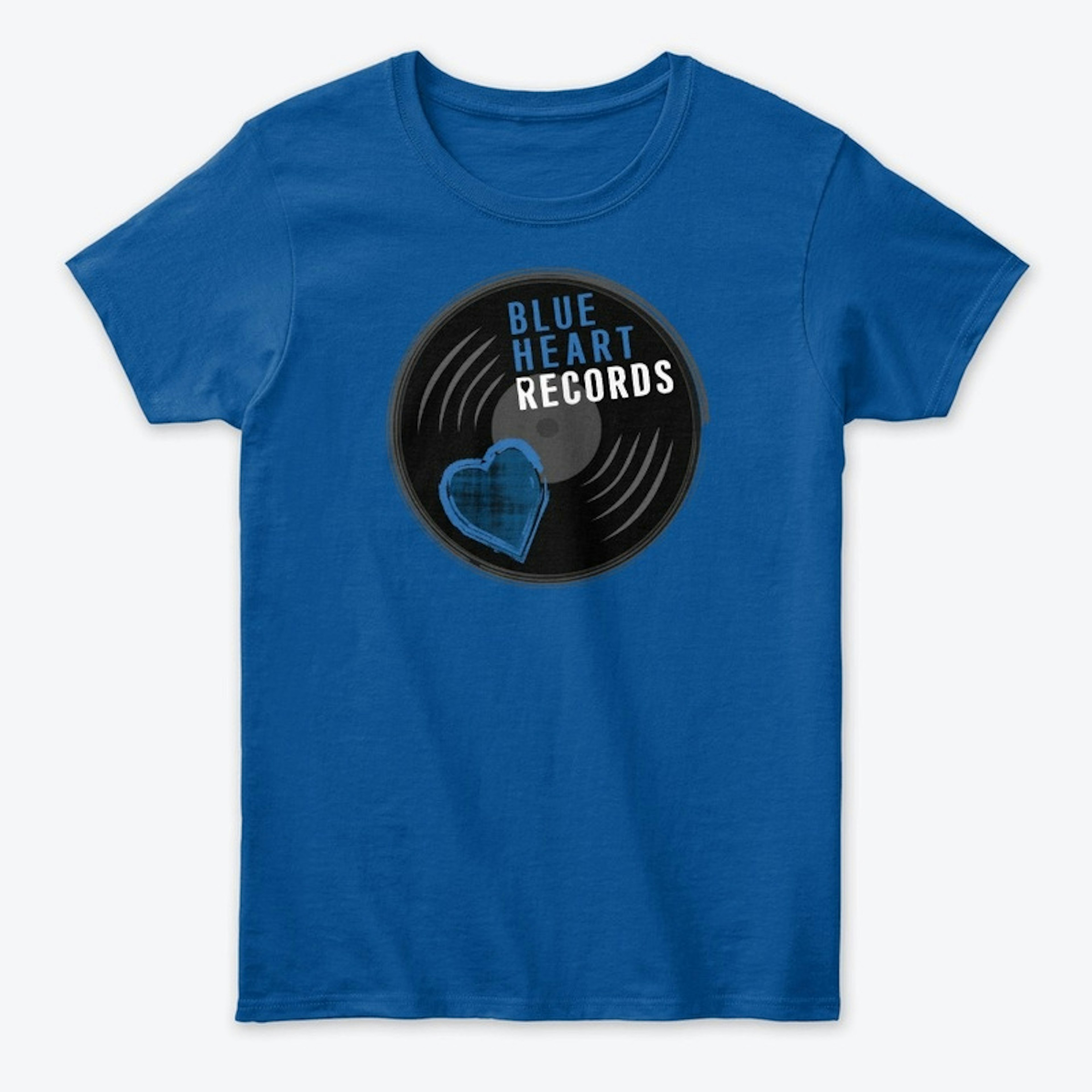 Women's Blue Heart Records T-Shirt