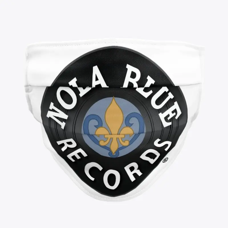 Nola Blue Records Face Mask