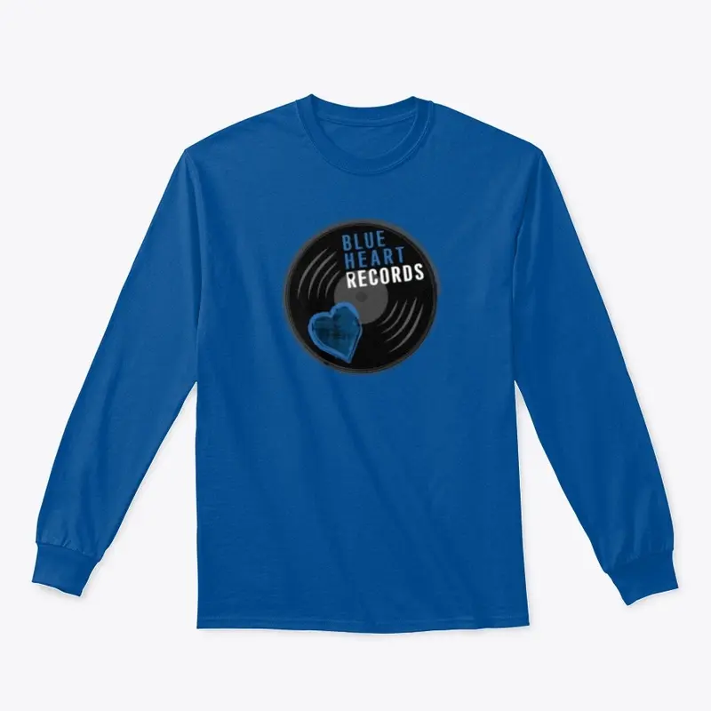 Blue Heart Records Long Sleeve T-Shirt